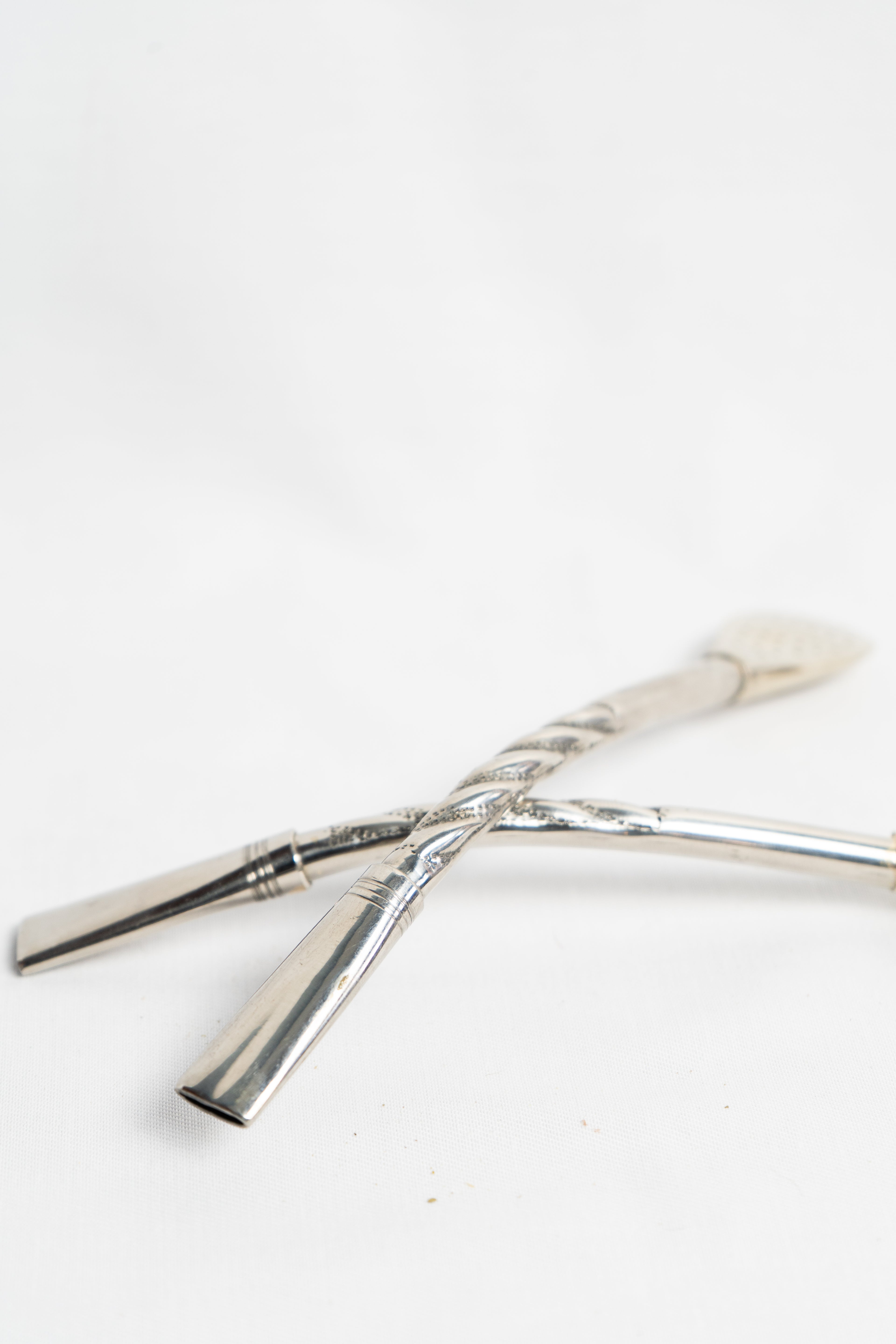 Bombilla de alpaca con diseño